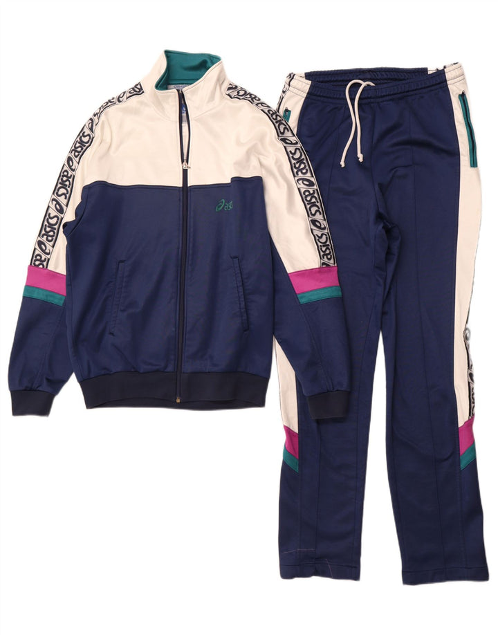 Γυναικεία φόρμα Asics Full IT 48 XL Navy Blue Colourblock Polyamide