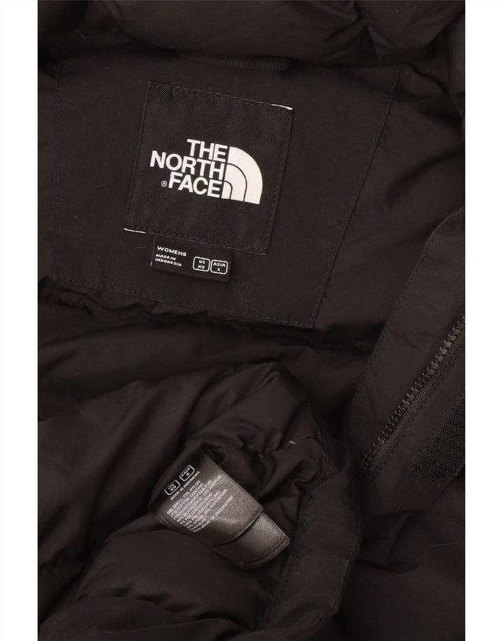 THE NORTH FACE Γυναικείο παλτό με κουκούλα μεγάλου μεγέθους UK 6 XS μαύρο νάιλον