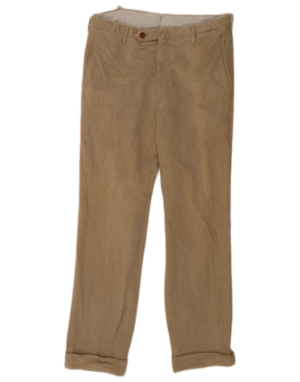 Vintage Ανδρικό ίσιο παντελόνι Chino W30 L29 Μπεζ βαμβακερό
