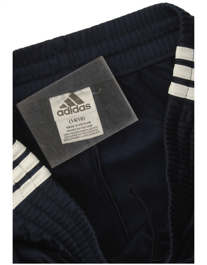 Παντελόνι φόρμας Adidas Boys 14-15 Years Navy Blue Polyester