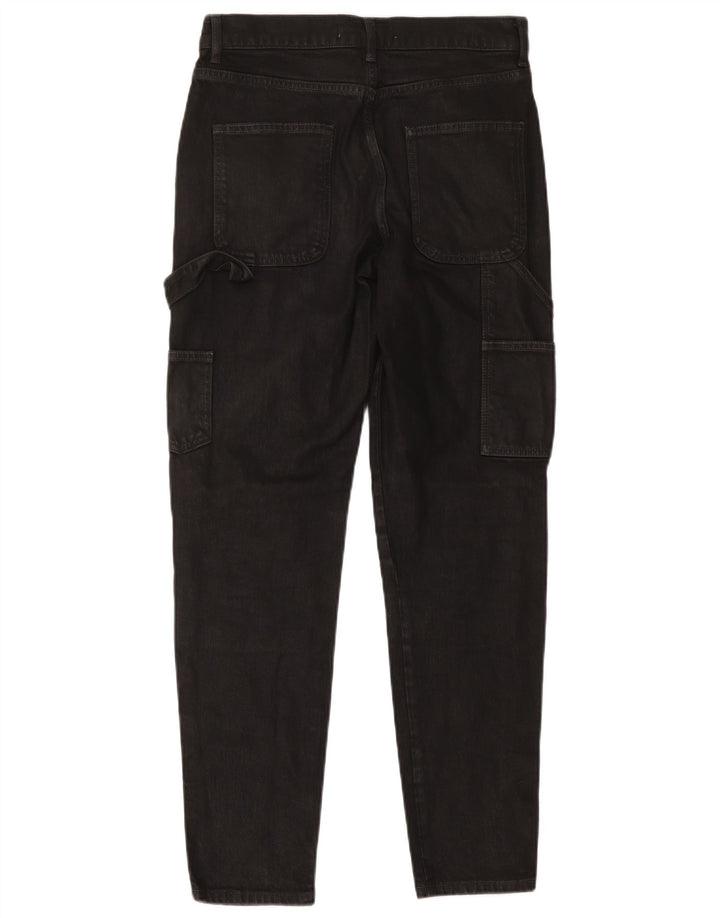 Zara Mens Cargo Slim Jeans EU 38 Small W30 L30 Μαύρο βαμβακερό