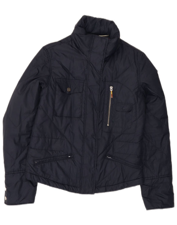 Tommy Hilfiger Γυναικείο μπουφάν με επένδυση UK 10 Small Navy Blue Polyester