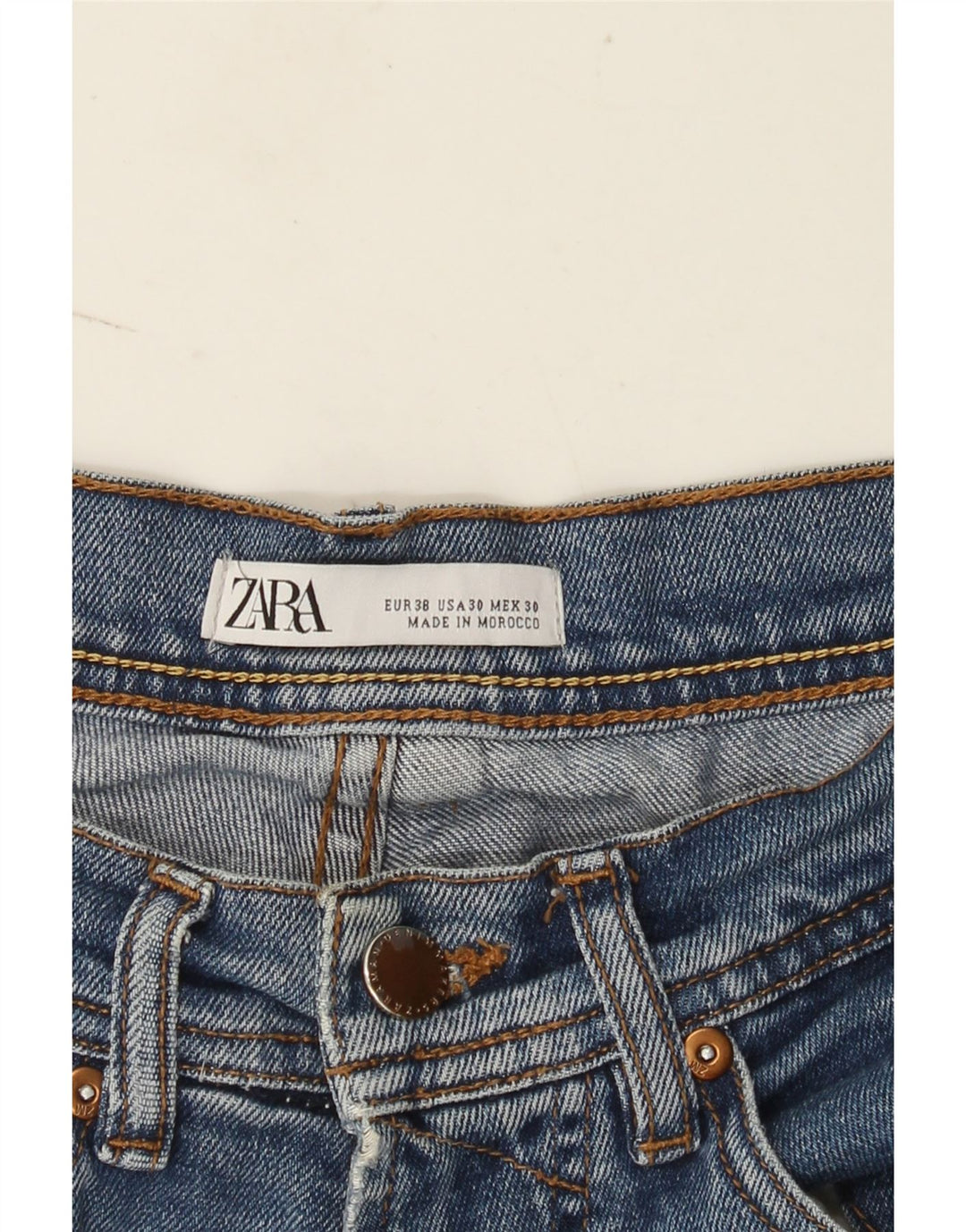 Zara Ανδρικό Slim Jeans EU 38 Small W30 L28 Blue