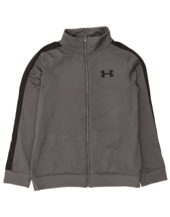 Under Armour Boys αθλητική φόρμα Top Jacket 9-10 Years Medium Grey Colourblock