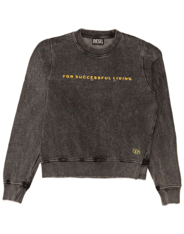 Ανδρικό γραφικό φούτερ Diesel Jumper 2XS Γκρι