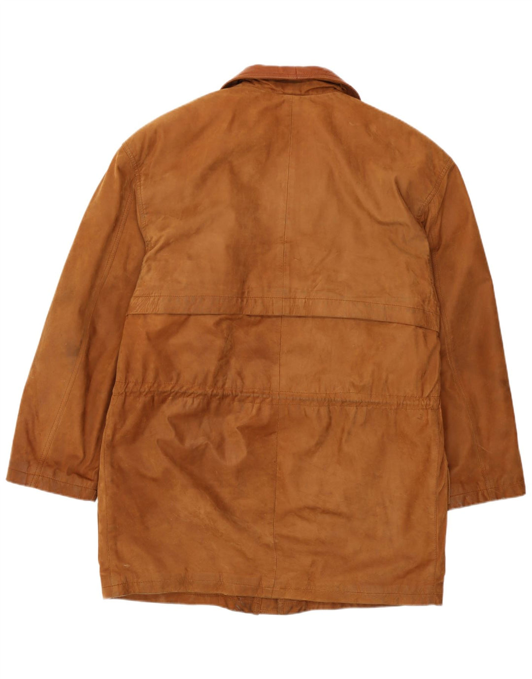 Vintage Ανδρικό Δερμάτινο Αντιανεμικό Μπουφάν IT 46 Small Brown Δερμάτινο
