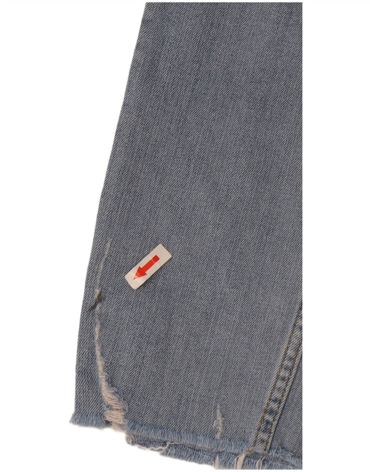 Zara Womens Distressed Slim Jeans EU 38 Small W28 L26 Blue
