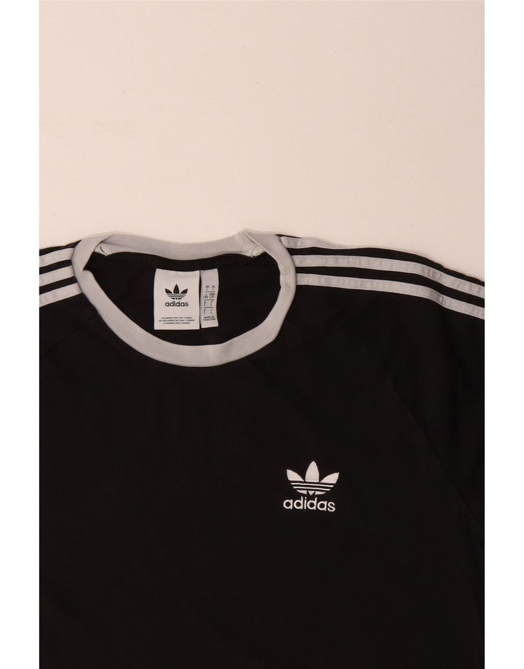 Ανδρικό T-Shirt ADIDAS Top Large Μαύρο Βαμβακερό