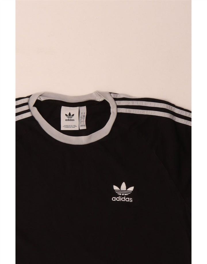 Ανδρικό T-Shirt ADIDAS Top Large Μαύρο Βαμβακερό