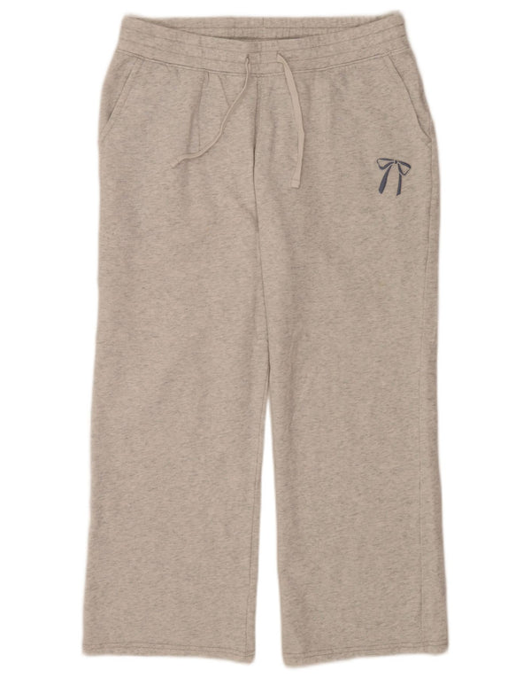 Γυναικεία φόρμα Hollister Crop Παντελόνι UK 14 Medium Grey Cotton