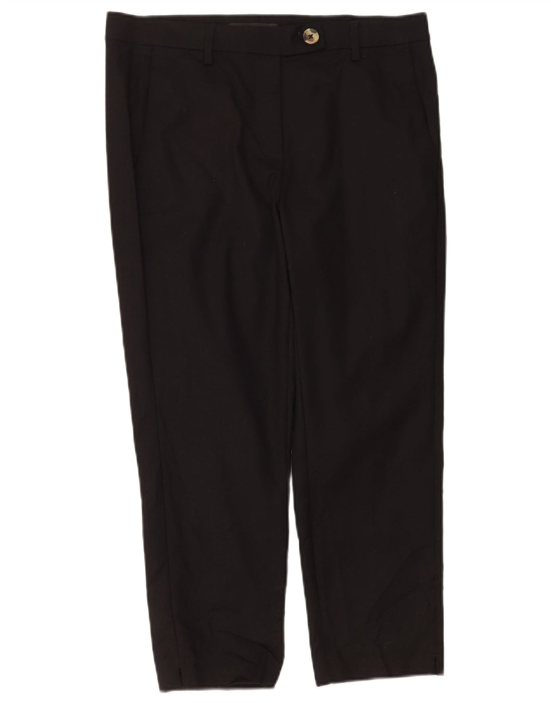 Marks & Spencer Γυναικείο Cropped Παντελόνι UK 12 Medium W30 L24 Black