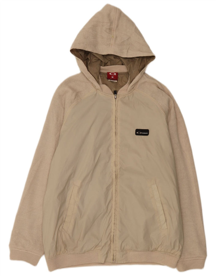 Ανδρικό μπουφάν με κουκούλα Oakley UK 38 Medium Beige Nylon