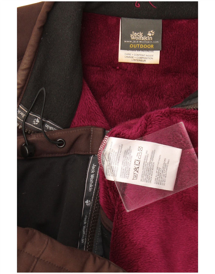 Jack Wolfskin Γυναικεία επένδυση Windbreaker Jacket UK 16 Large Brown Polyester