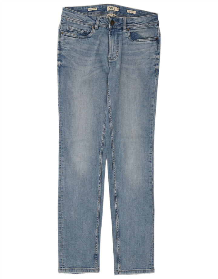 DACK'S Γυναικείο Slim Jeans IT 44 Medium W30 L31 Blue Cotton