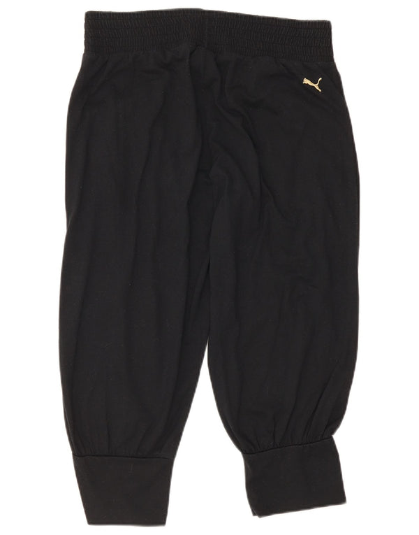Puma Γυναικεία φόρμα Capri Παντελόνι Joggers UK 12 Medium Black Polyester