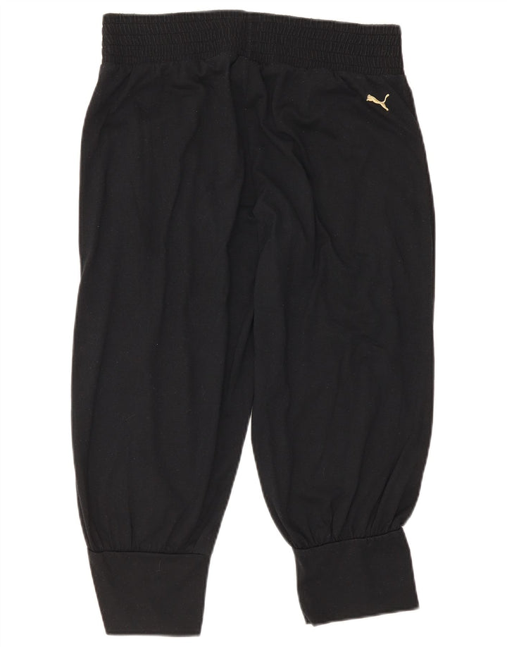 Puma Γυναικεία φόρμα Capri Παντελόνι Joggers UK 12 Medium Black Polyester