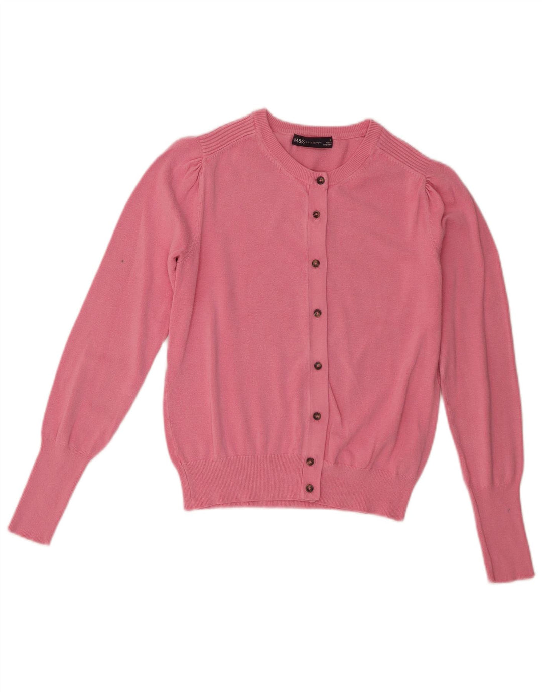 Marks & Spencer Γυναικεία ζακέτα UK 8 Small Pink Viscose