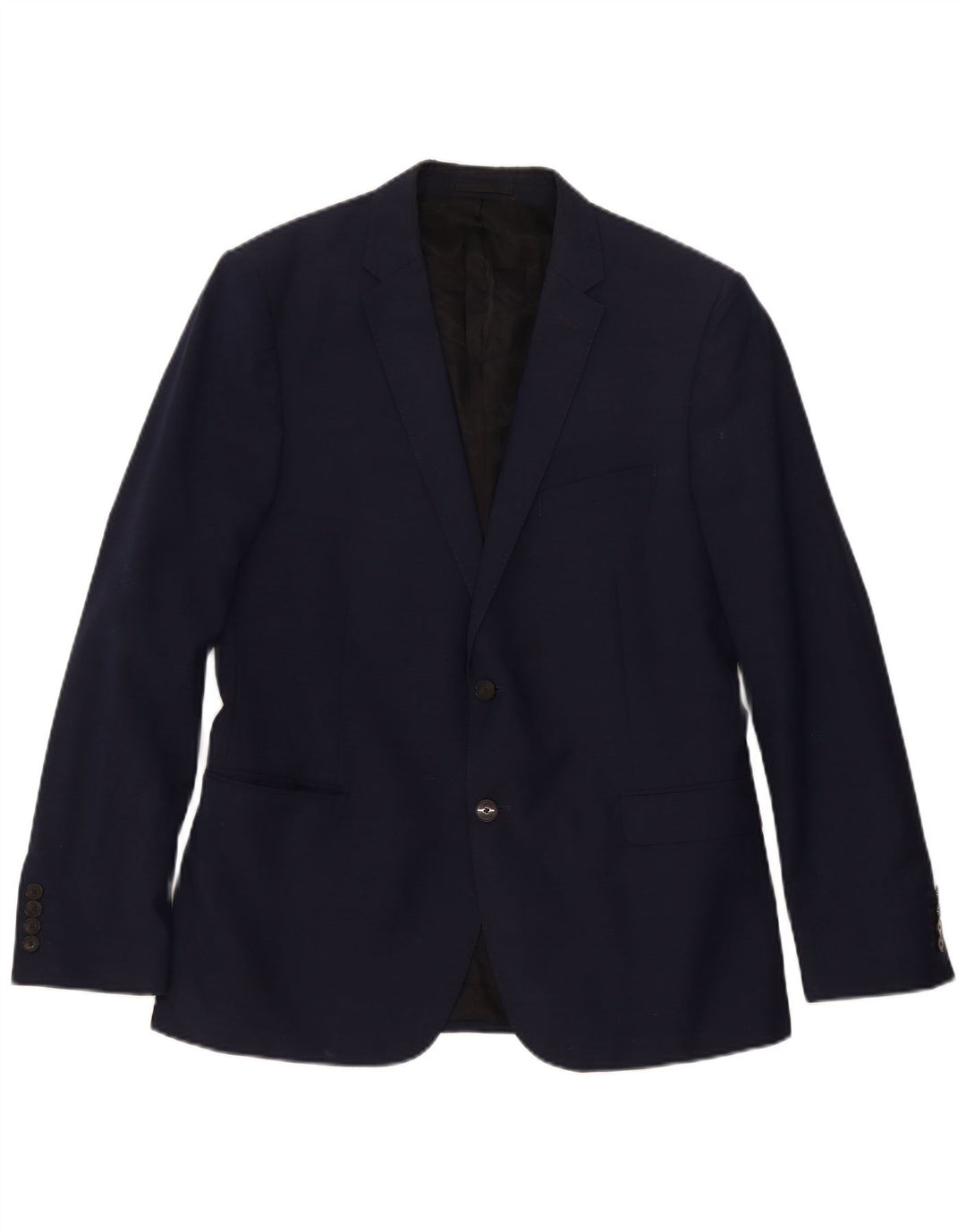 John Lewis Ανδρικό μπουφάν blazer UK 38 Medium Navy Blue Wool
