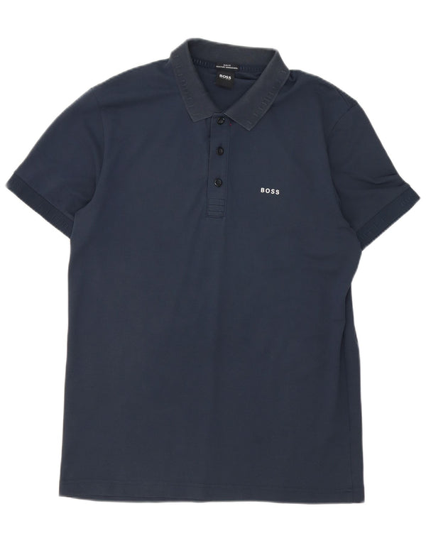 Ανδρικό μπλουζάκι πόλο Hugo Boss Slim Fit Medium Navy Blue