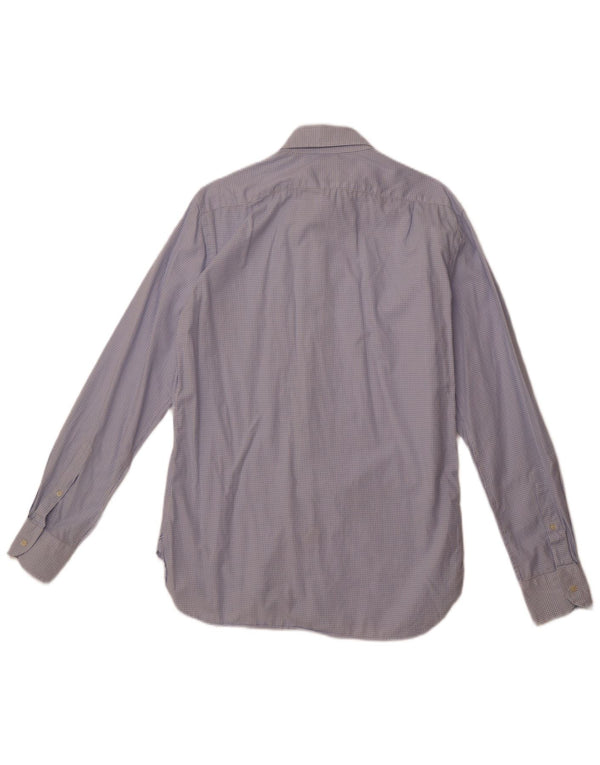 Ανδρικό πουκάμισο BOGGI Tailored Fit Size 40 15 3/4 Medium Blue Check