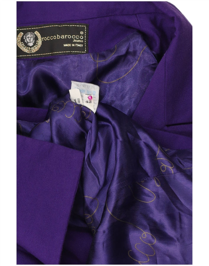 ROCCOBAROCCO Γυναικείο σακάκι διπλό στήθος IT 42 Medium Purple