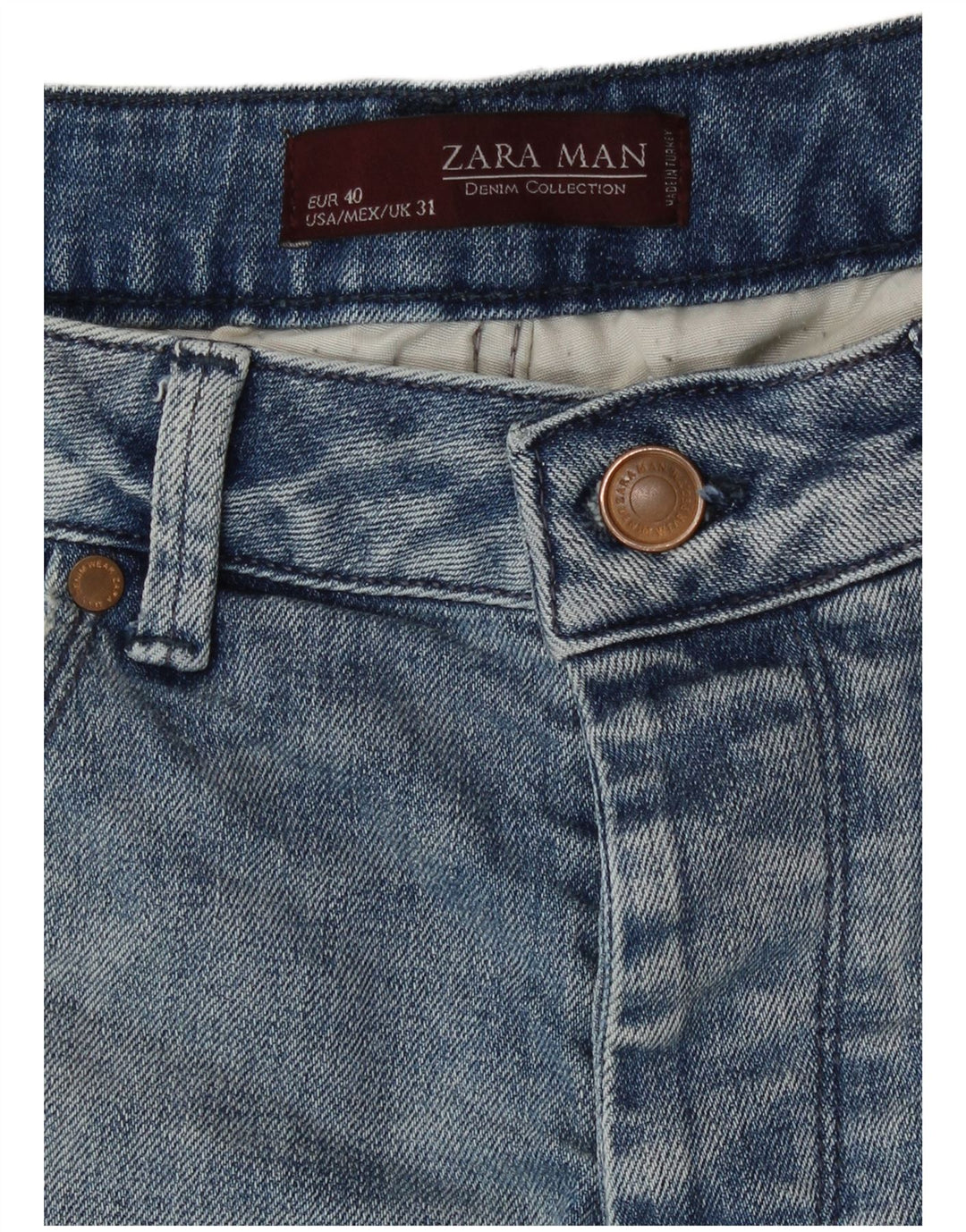 Zara Ανδρικό Skinny Jeans EU 40 Medium W31 L28 Blue