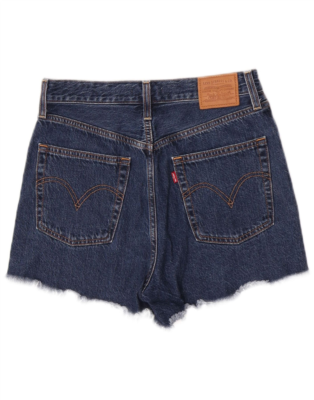 Γυναικείο τζιν σορτς Levi's Ribcage W29 Βαμβακερό μεσαίο ναυτικό μπλε