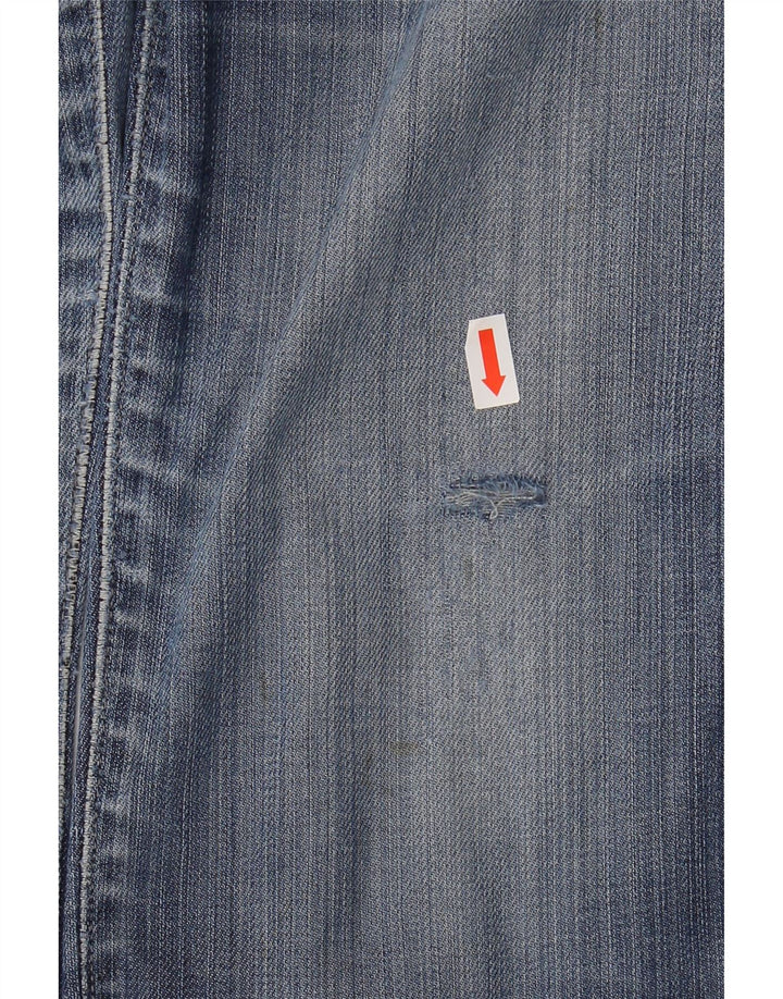 Lee Womens Rice Bootcut Jeans W28 L27 Μπλε βαμβακερό