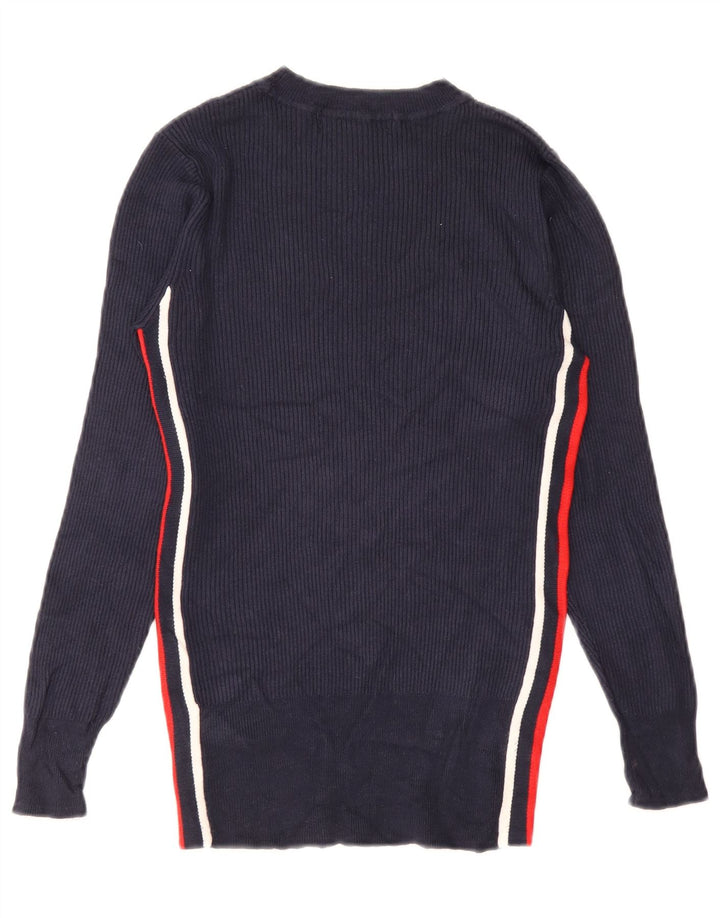 Marks & Spencer Γυναικείο πουλόβερ με λαιμόκοψη UK 8 Small Navy Blue