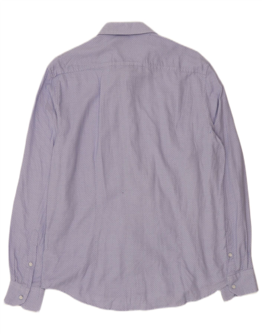 Ανδρικό πουκάμισο Dack's Slim Fit Large Blue Argyle/Diamond Cotton