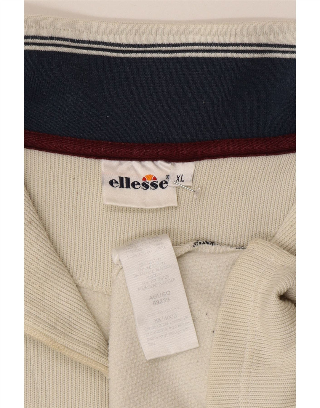 Ανδρικό φούτερ με φερμουάρ ELLESSE Jumper XL Γκρι βαμβακερό