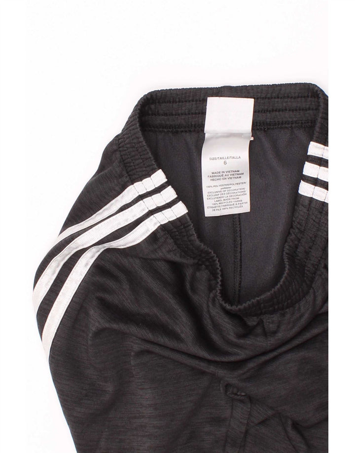 Adidas Boys αθλητική φόρμα παντελόνι Joggers 5-6 ετών με γκρι φλύκταινες πολυεστέρα