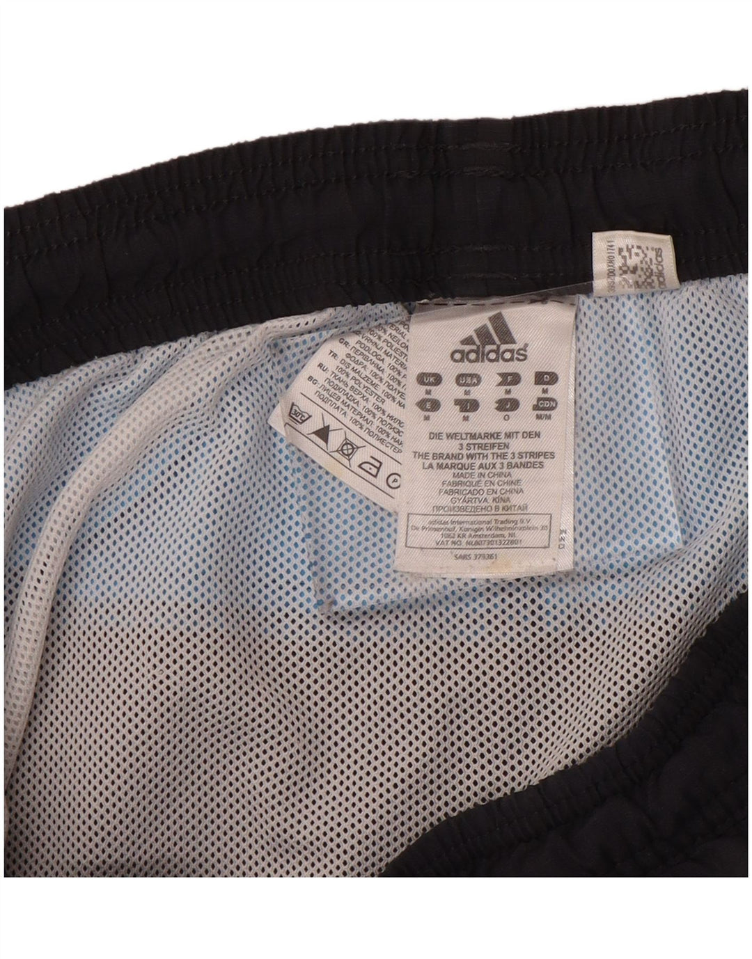 Ανδρικό αθλητικό σορτς ADIDAS, μεσαίο μπλε ναυτικό, πολύχρωμο πολυεστέρας