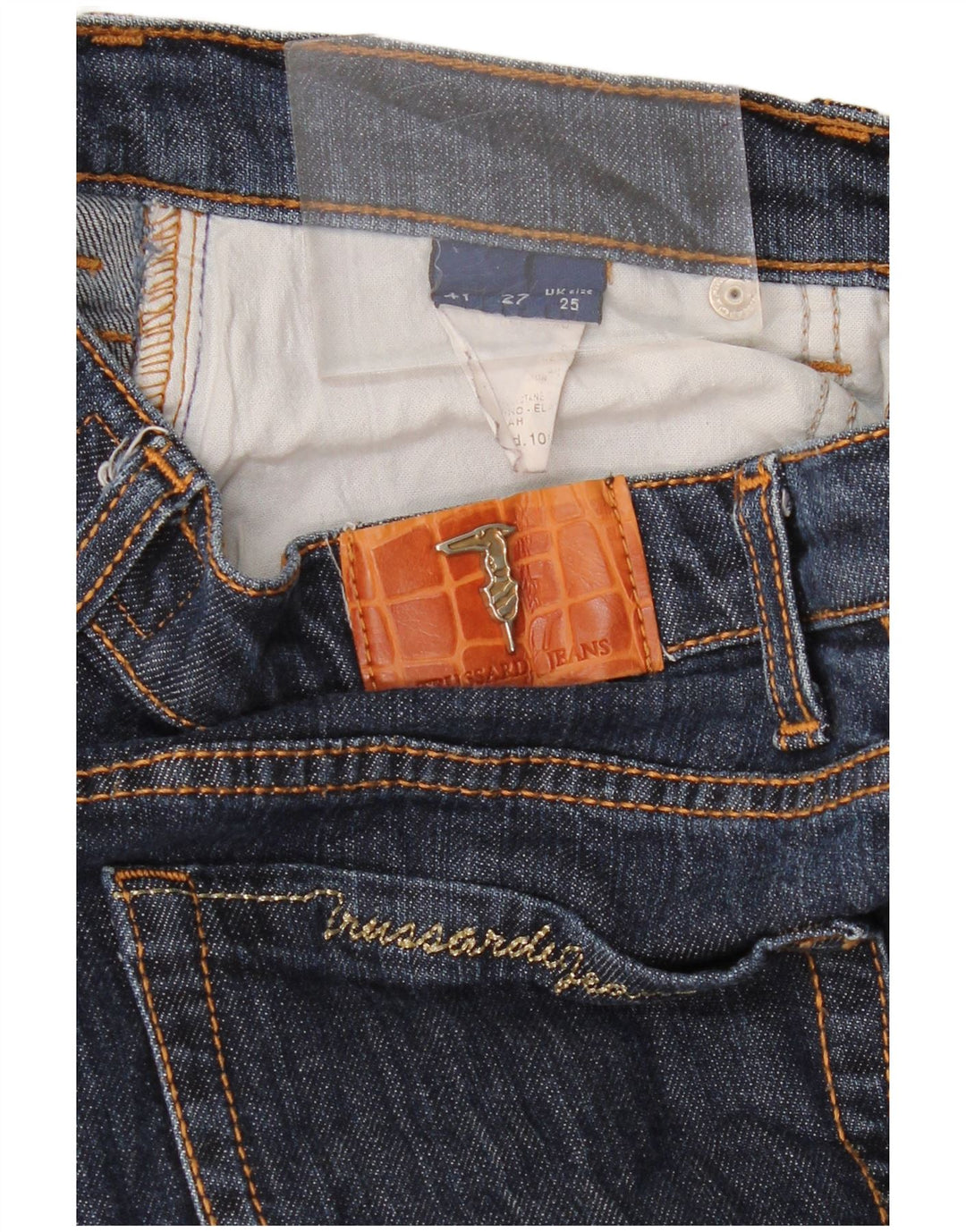 TRUSSARDI Γυναικείο ίσιο τζιν W25 L30 Navy Blue