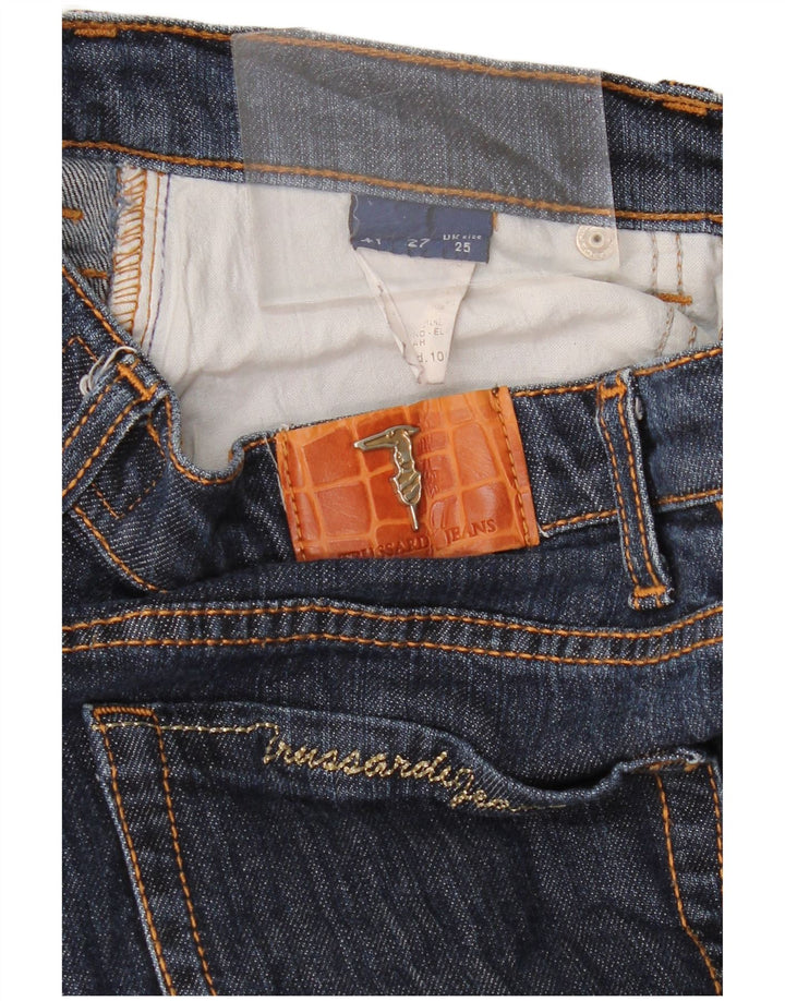 TRUSSARDI Γυναικείο ίσιο τζιν W25 L30 Navy Blue