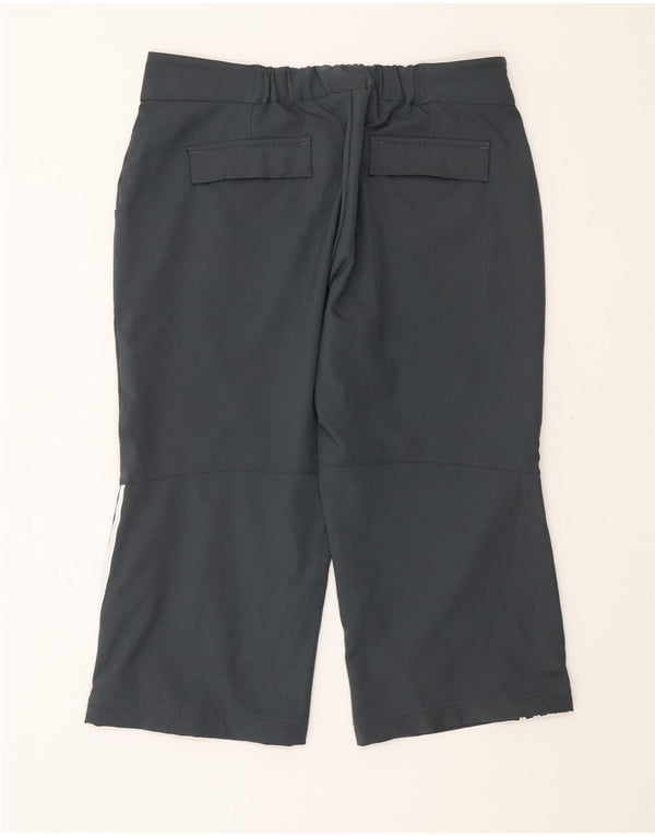 ADIDAS Γυναικείο ίσιο παντελόνι Capri UK 10 Small W30 L19 Grey Polyester
