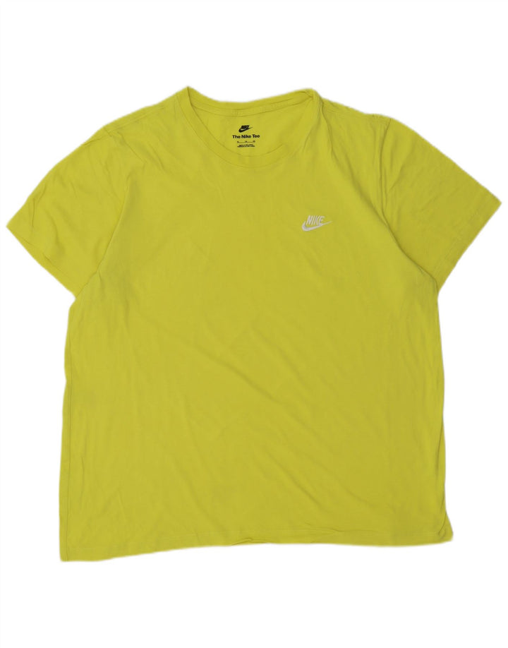 Ανδρικό T-Shirt NIKE Top XL Πράσινο βαμβακερό