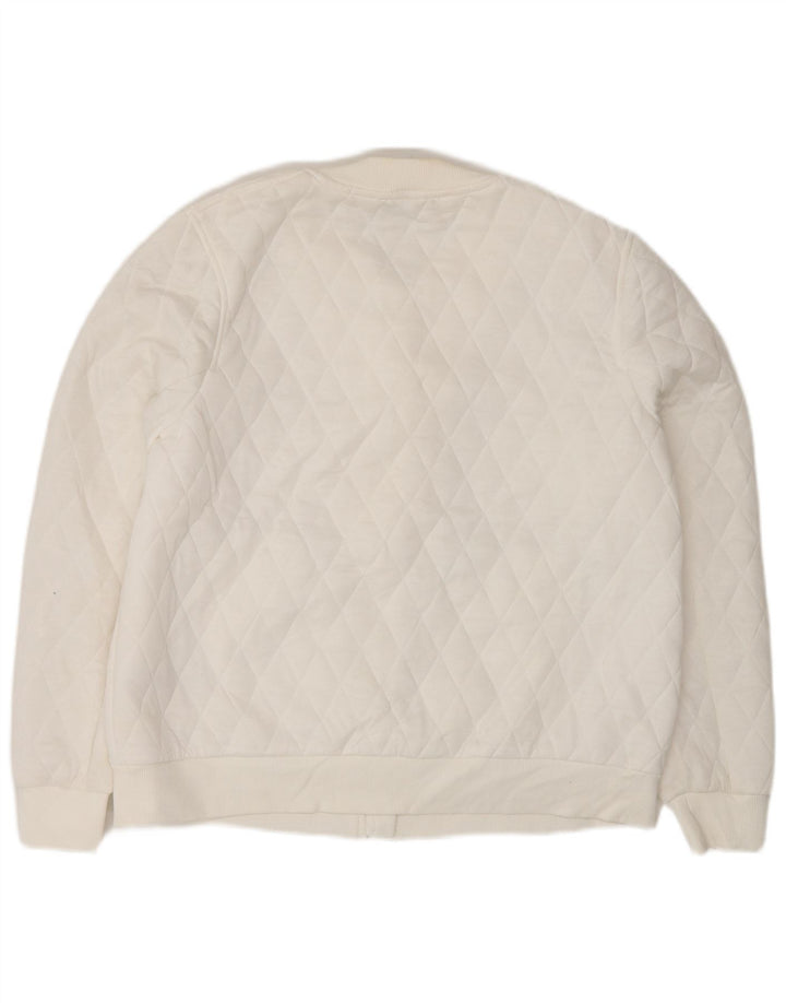 Marks & Spencer Γυναικείο Καπιτονέ μπουφάν UK 14 Large White Polyester