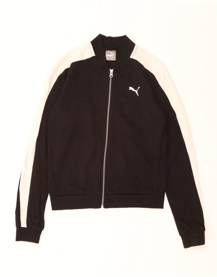 Γυναικεία αθλητική φόρμα Puma Top Jacket UK 8 Small Black Colourblock
