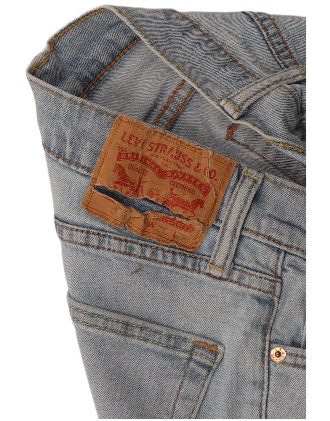 Ανδρικό τζιν Levi's Straight W30 L29 Blue