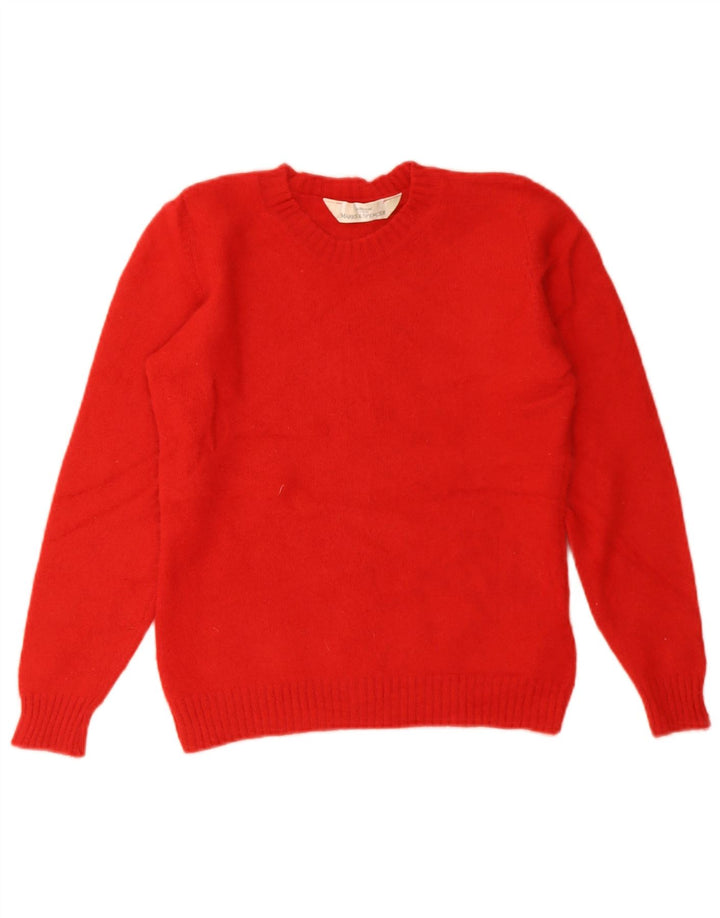 Marks & Spencer Γυναικείο πουλόβερ Crop Crew Neck Jumper UK 8 Small Red