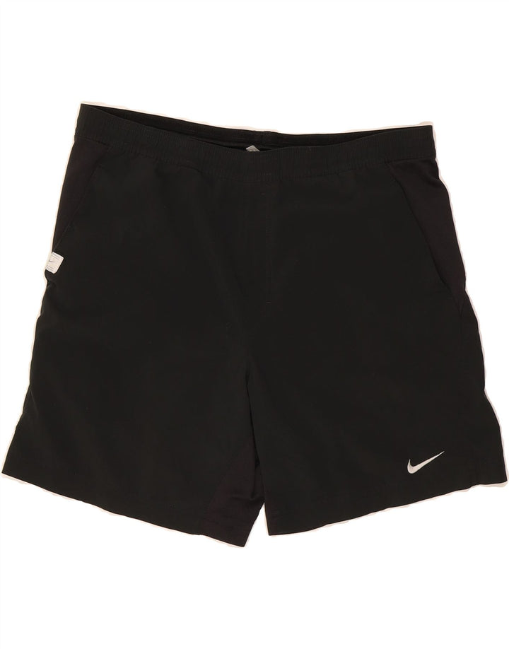 NIKE Mens Sport Shorts UK 31/33 Medium  Black Polyester Vintage Nike and Second-Hand Nike from Messina Hembry 
