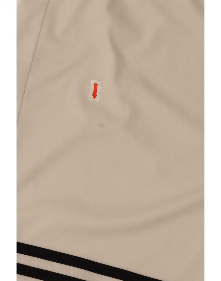 Ανδρικό αθλητικό σορτς Adidas Climalite XL από λευκό πολυεστέρα