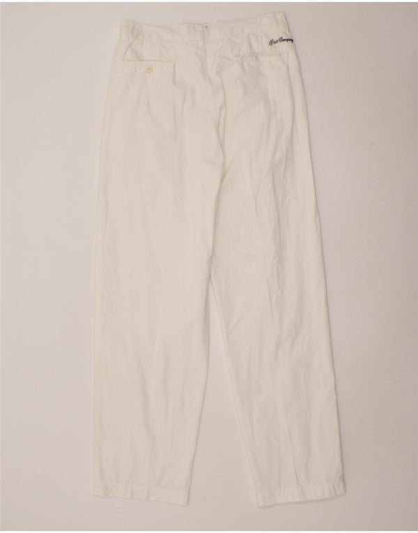BEST COMPANY Ανδρικό παντελόνι Chino με καρφίτσες W32 L32 Λευκό