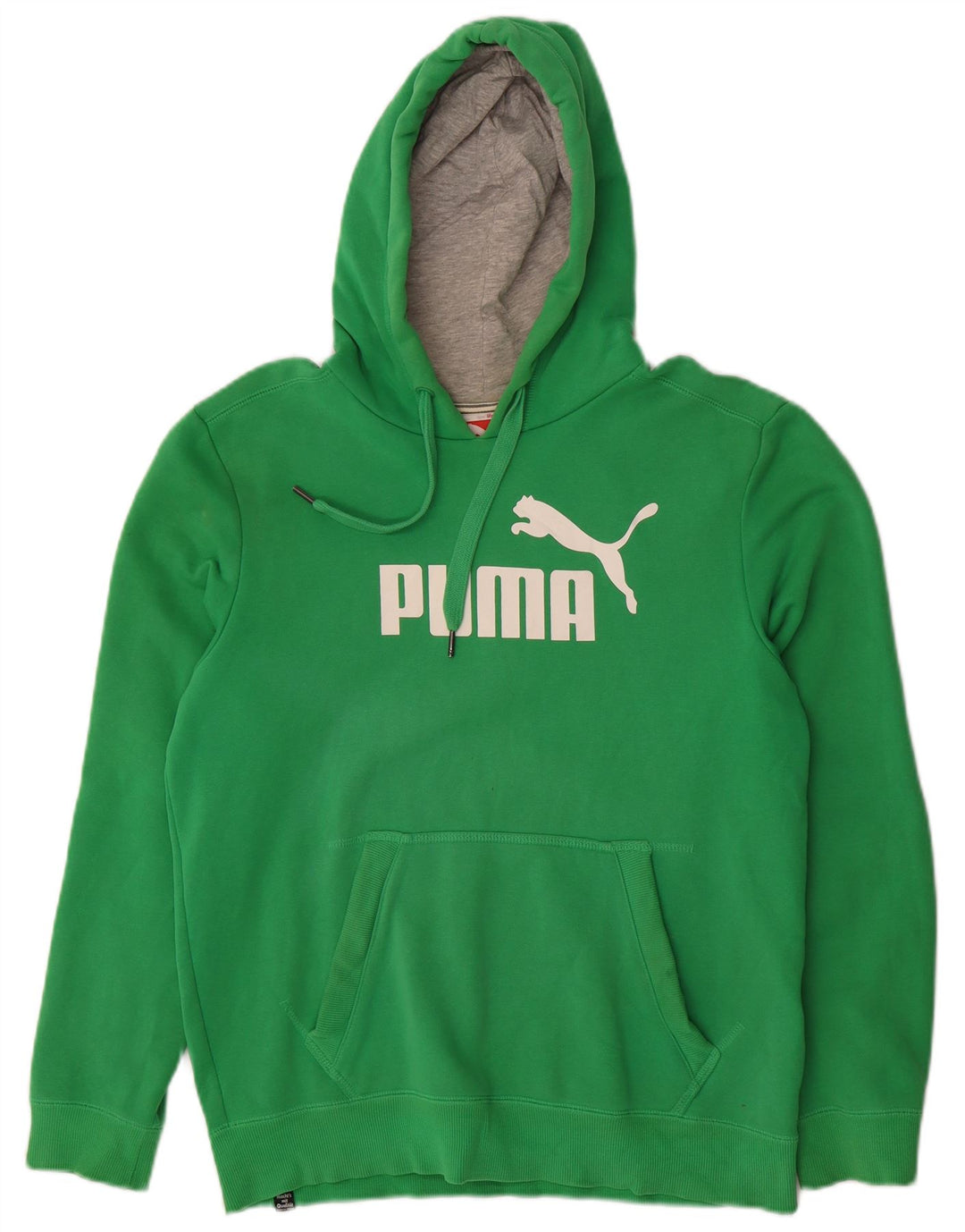 PUMA Mens Graphic Hoodie Jumper Small Green