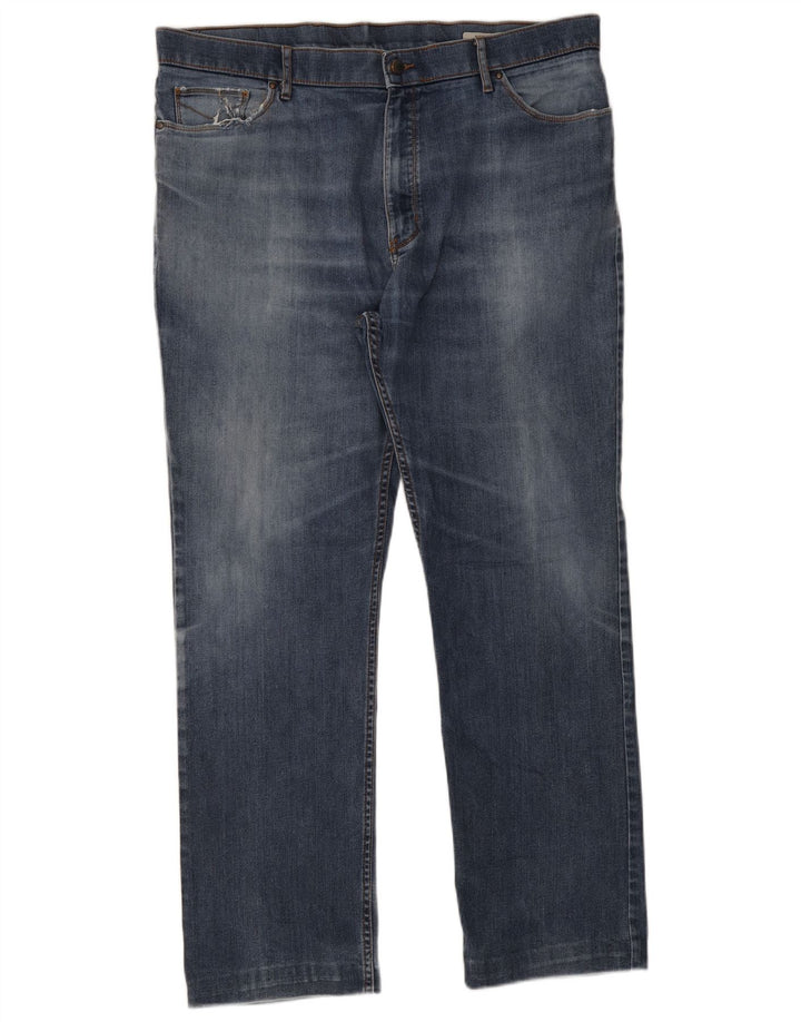 Ανδρικό τζιν ίσιο Marks & Spencer Regular Fit W40 L33 Μπλε βαμβακερό