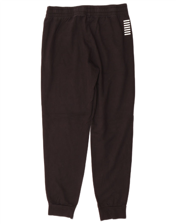 EMPORIO ARMANI Ανδρική αθλητική φόρμα παντελόνι Joggers Μεσαίο μαύρο βαμβακερό