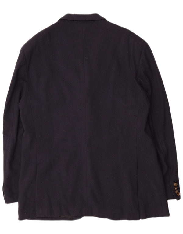 Brooksfield Ανδρικό σακάκι σακάκι με 3 κουμπιά UK 40 Large Navy Blue Wool