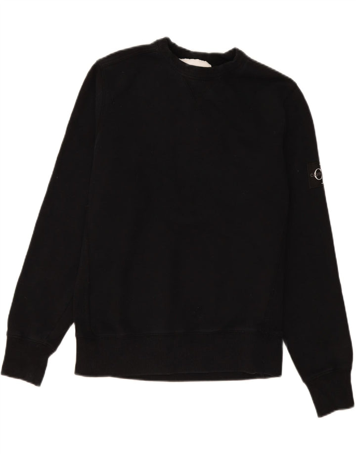 Ανδρικό φούτερ Calvin Klein Jumper XS Μαύρο βαμβακερό