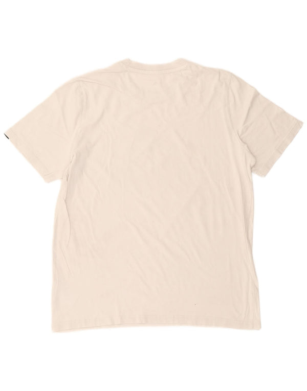 Ανδρικό γραφικό T-Shirt Adidas Top μεγάλο λευκό βαμβακερό